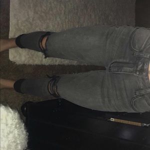 black high waisted jeans